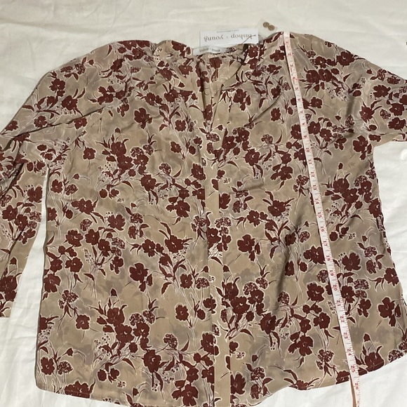Bishop + Young floral button front Eva blouse - Picture 9 of 9